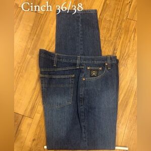 Men’s cinch jeans 36/38
